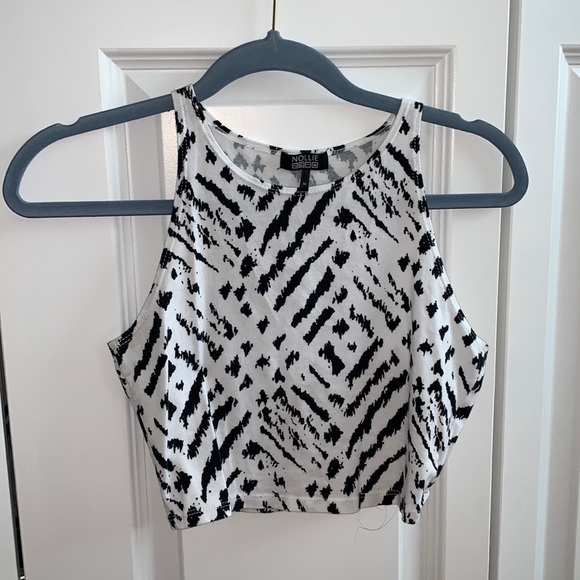 Relaxed Racerback Cropped Top - Picture 1 of 3